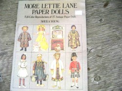 MORE LETTIE LANE PAPER DOLLS 27 ANTIQUE PAPER DOLLS BOOK NEW UNUSED